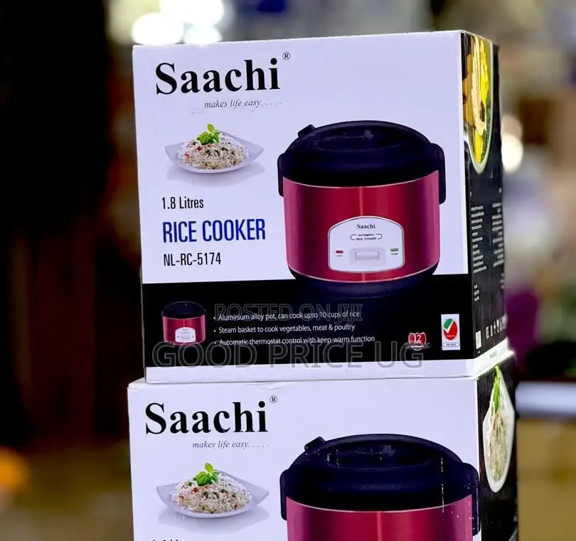 Saachi 1.8 Litre Electric Rice Cooker (Model Nl-Rc-5174-Rd).