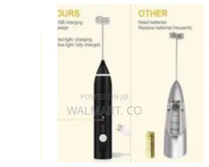 Rechargeable Handheld Electric Milk Frother and Whisk