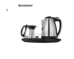Silvercrest Stainless Steel Electric Kettle and Tea Pot Set