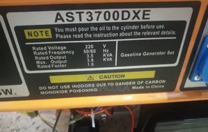 Yamaha 3.8 Kva Petrol Generator