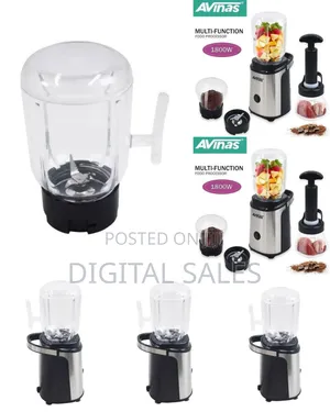 Avinas Multi-Function Food Processor Blender With Grinder and Vacuum