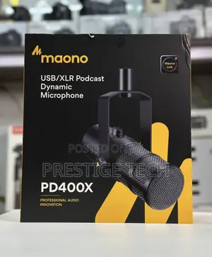 Maono Pd400x Usb/XLR Podcast Dynamic Microphone