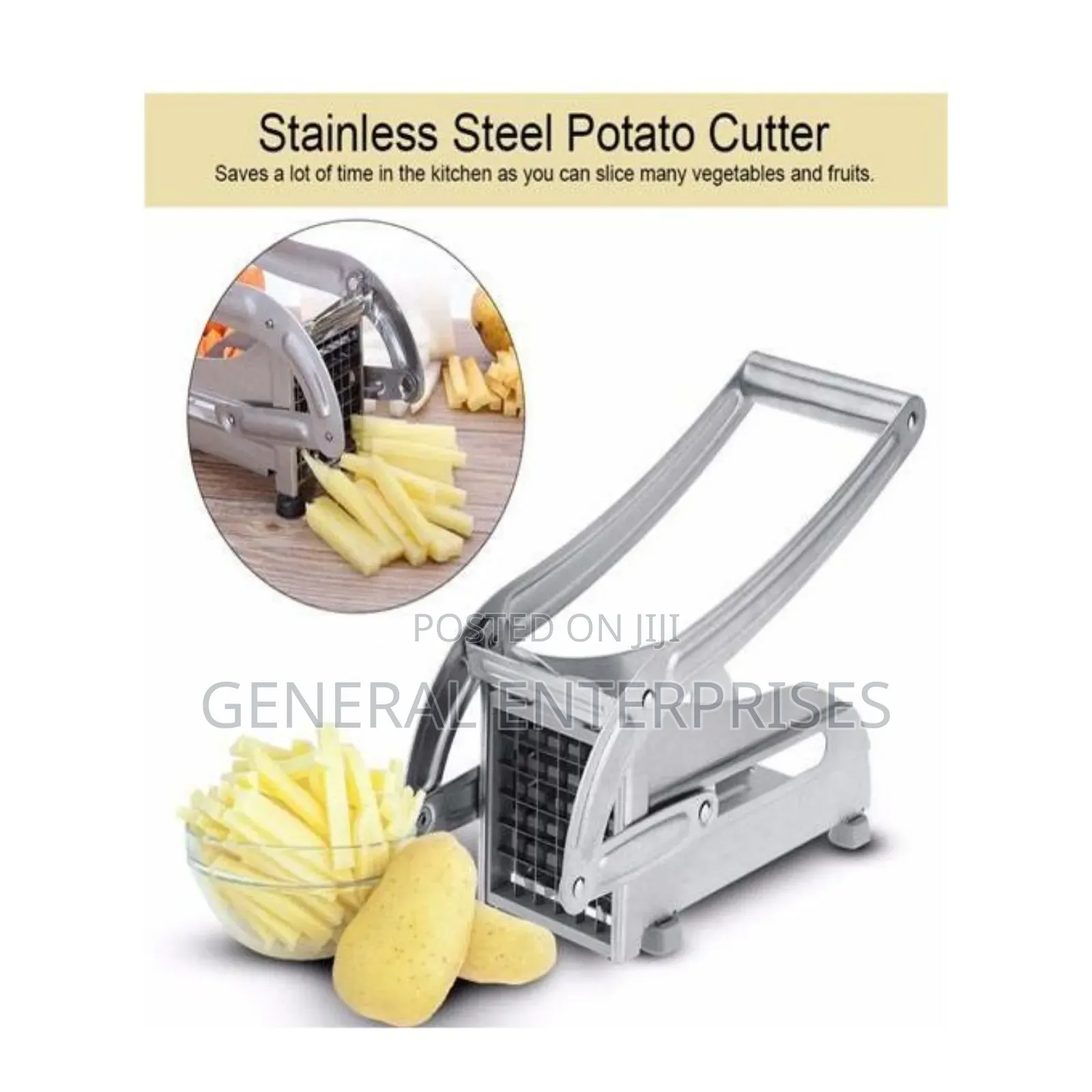 Manual Stainless Steel Potato Chipper