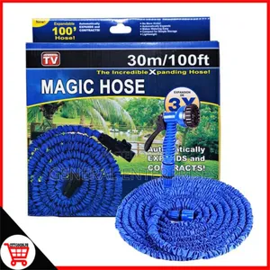 30-Meter (100-Foot) Magic Hose Expandable Garden Hose Pipe Kit.