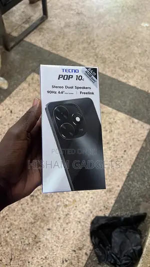 New Tecno Pop 10C 64 GB Black