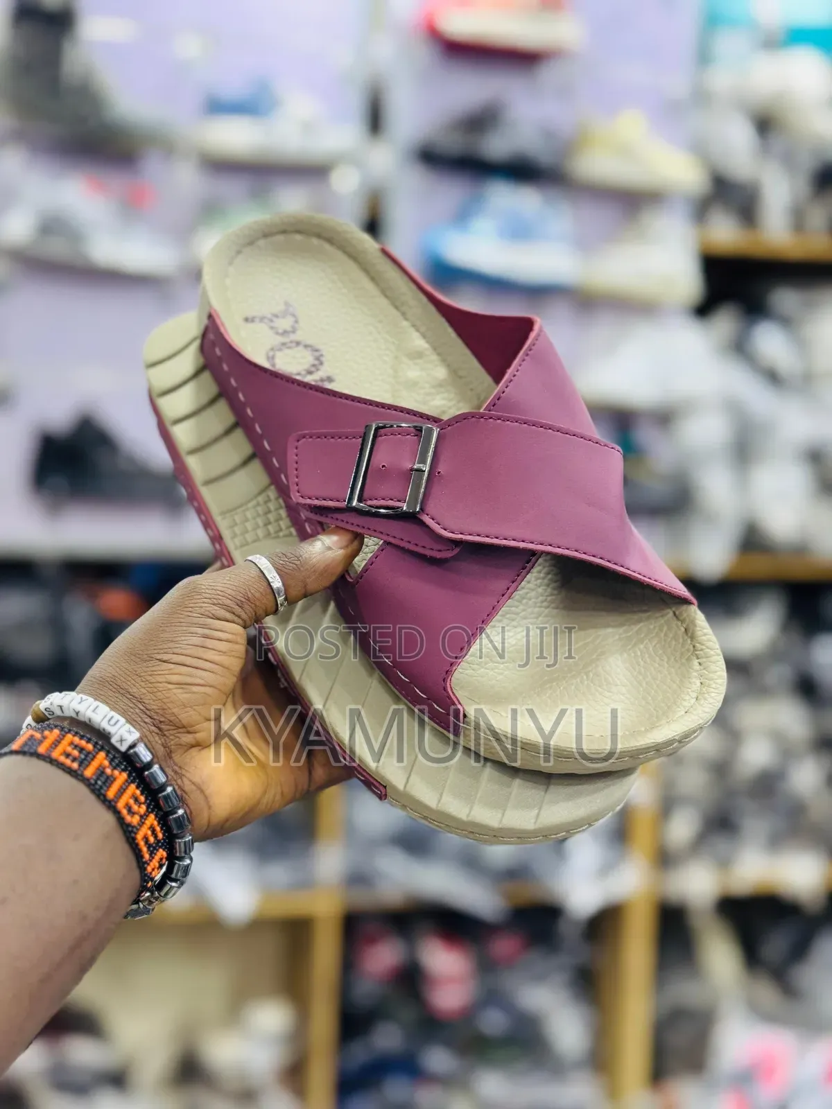 Men's Leather Style Sandals.