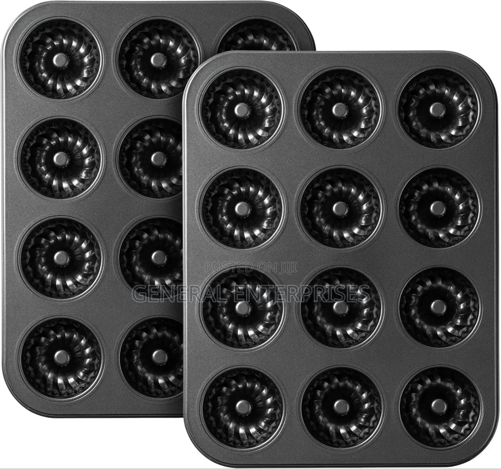 12-Hole Cupcake and Muffin Baking Tray With a Non-Stick Coating.