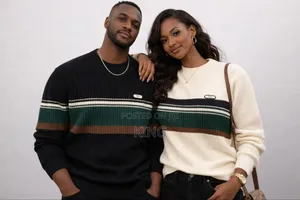 Louise Vuitton Pearl Stripe Sweater