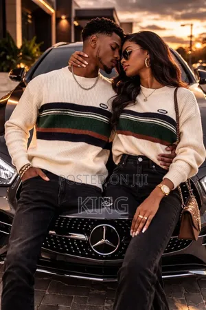 Louise Vuitton Pearl Stripe Sweater