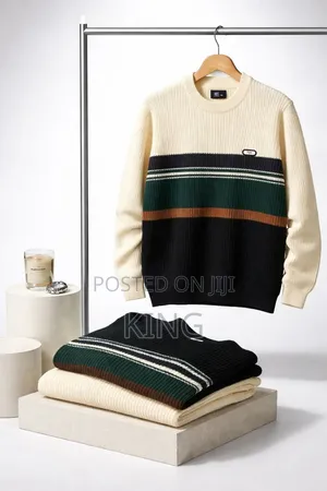 Louise Vuitton Pearl Stripe Sweater