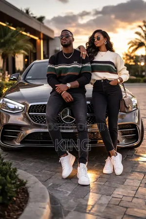 Louise Vuitton Pearl Stripe Sweater