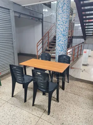 Matted Plastic Chairs and Table Matted Plastic Chairs and Table