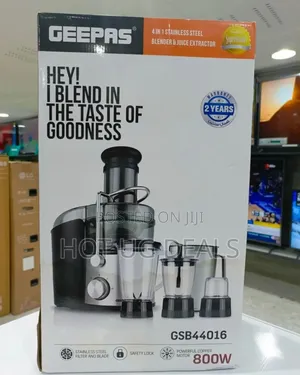 Geepas 4-in-1 Blender And Juice Extractor (Model Gsb44016)