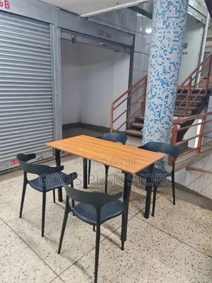 Bistro Wooden Folding Table and Chairs Set for Restaurant and Garden