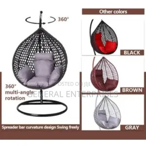 Hanging Egg Chair With A Stand