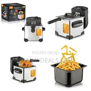 Raf Compact 1.5l Electric Deep Fryer With Frying Basket - Multicolor