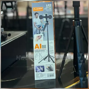 Plokama Ai Tripod Stand With Two Led Lights . Tripod Stand