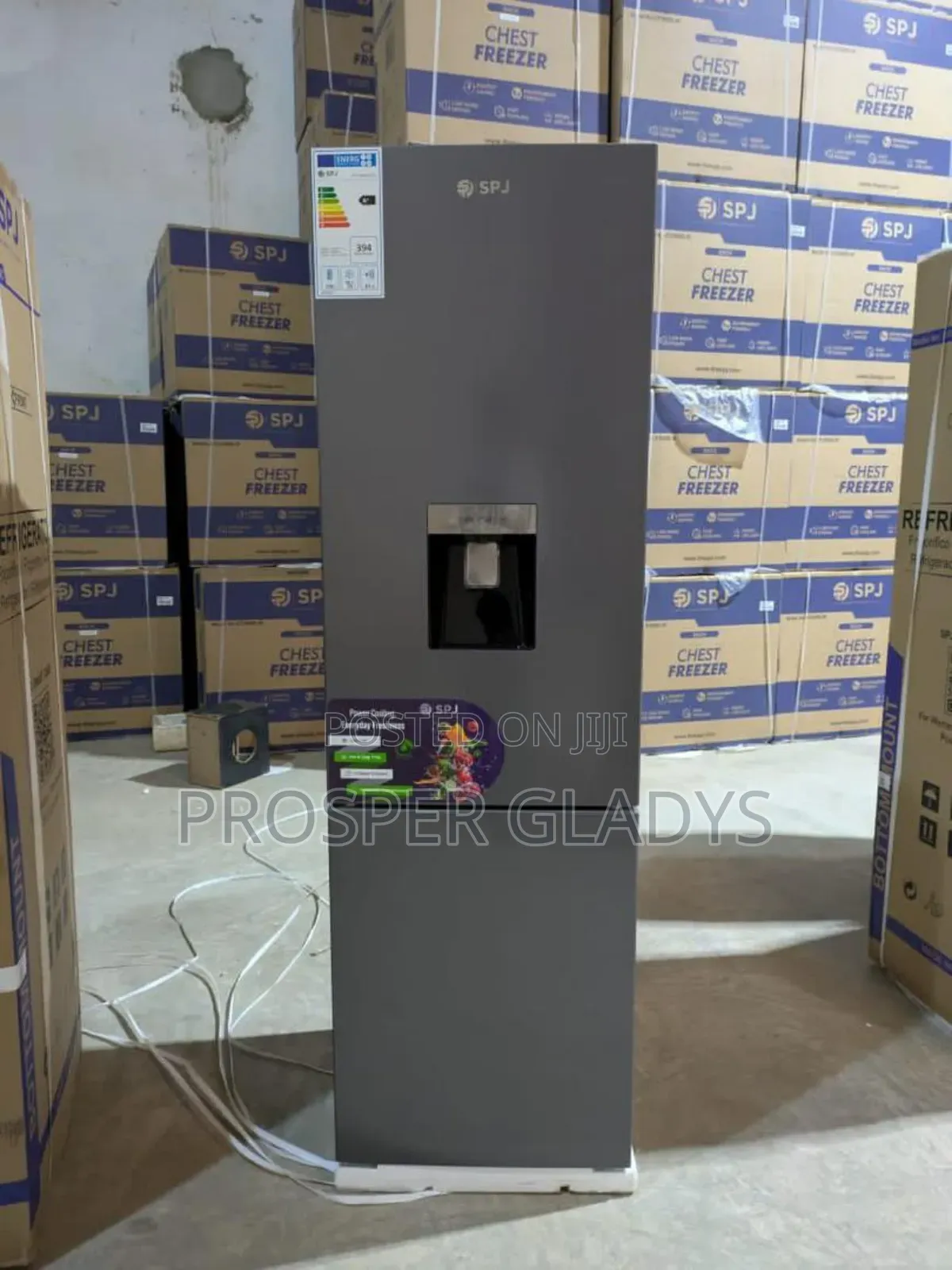 379 Litres SPJ Refrigerator Double Door With a Dispenser