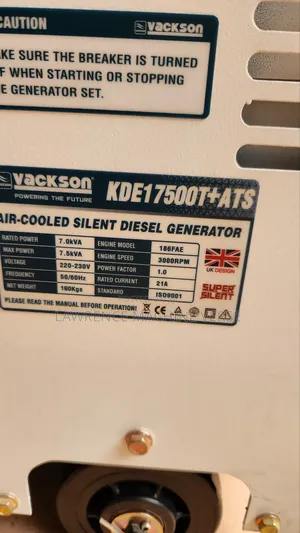 Silent Diesel Generator 7.5kva Will It Ats