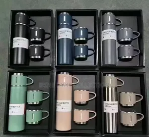 A 3pc of Flask and Cups