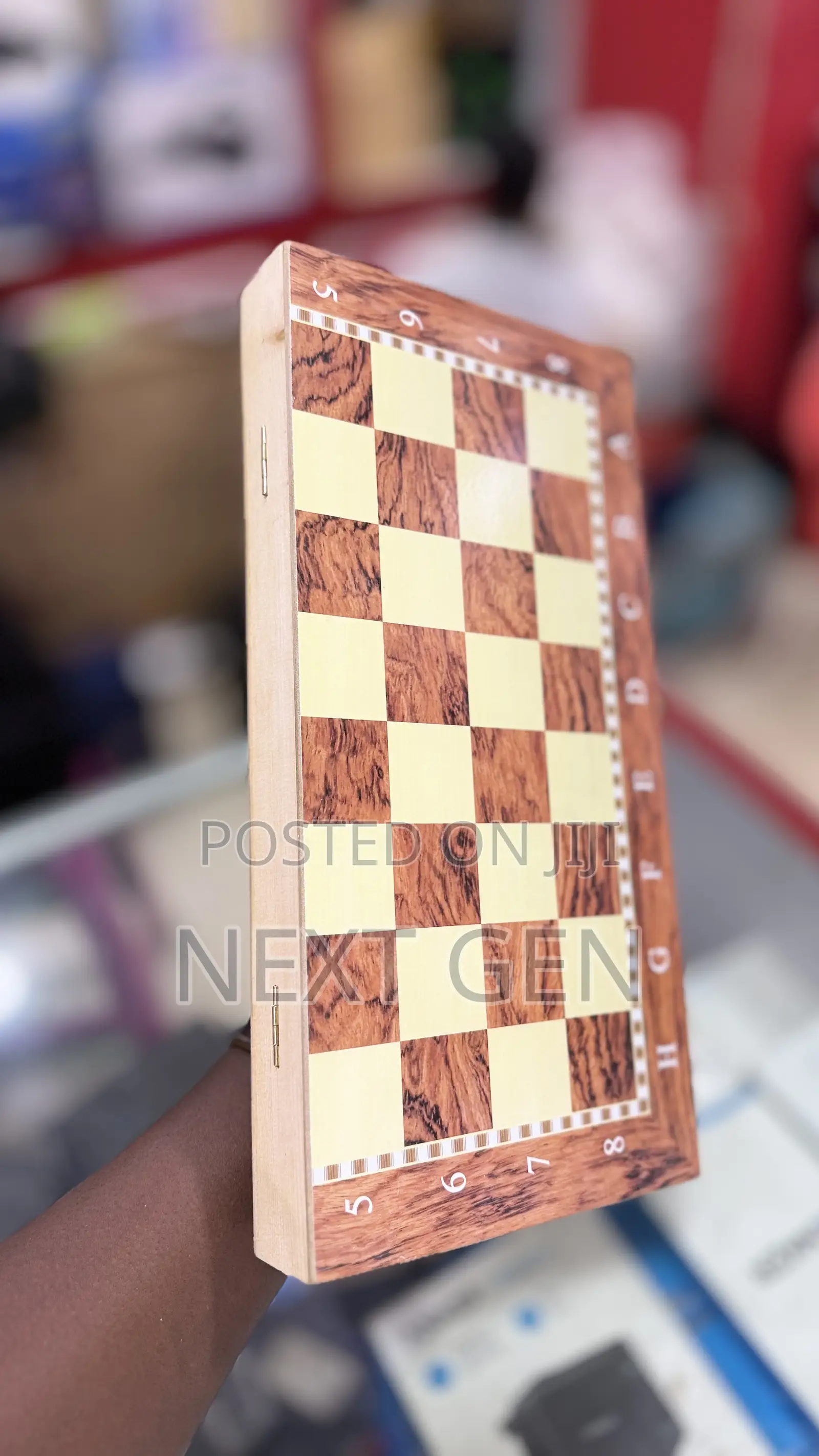 3-in-1 Game Set Including Chess, Checkers, and Backgammon Big