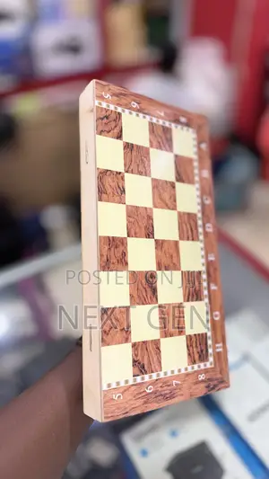 3-in-1 Game Set Including Chess, Checkers, and Backgammon Big