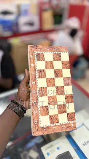 3-in-1 Game Set Including Chess, Checkers, and Backgammon Big