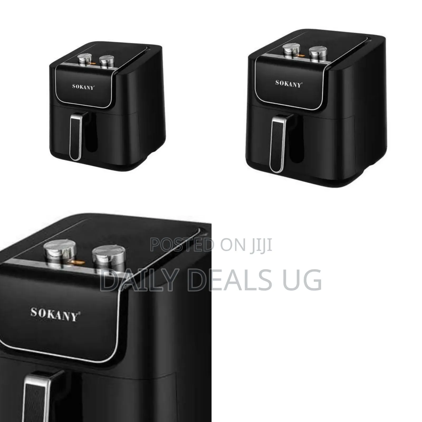Sokany Compact Air Fryer - Black