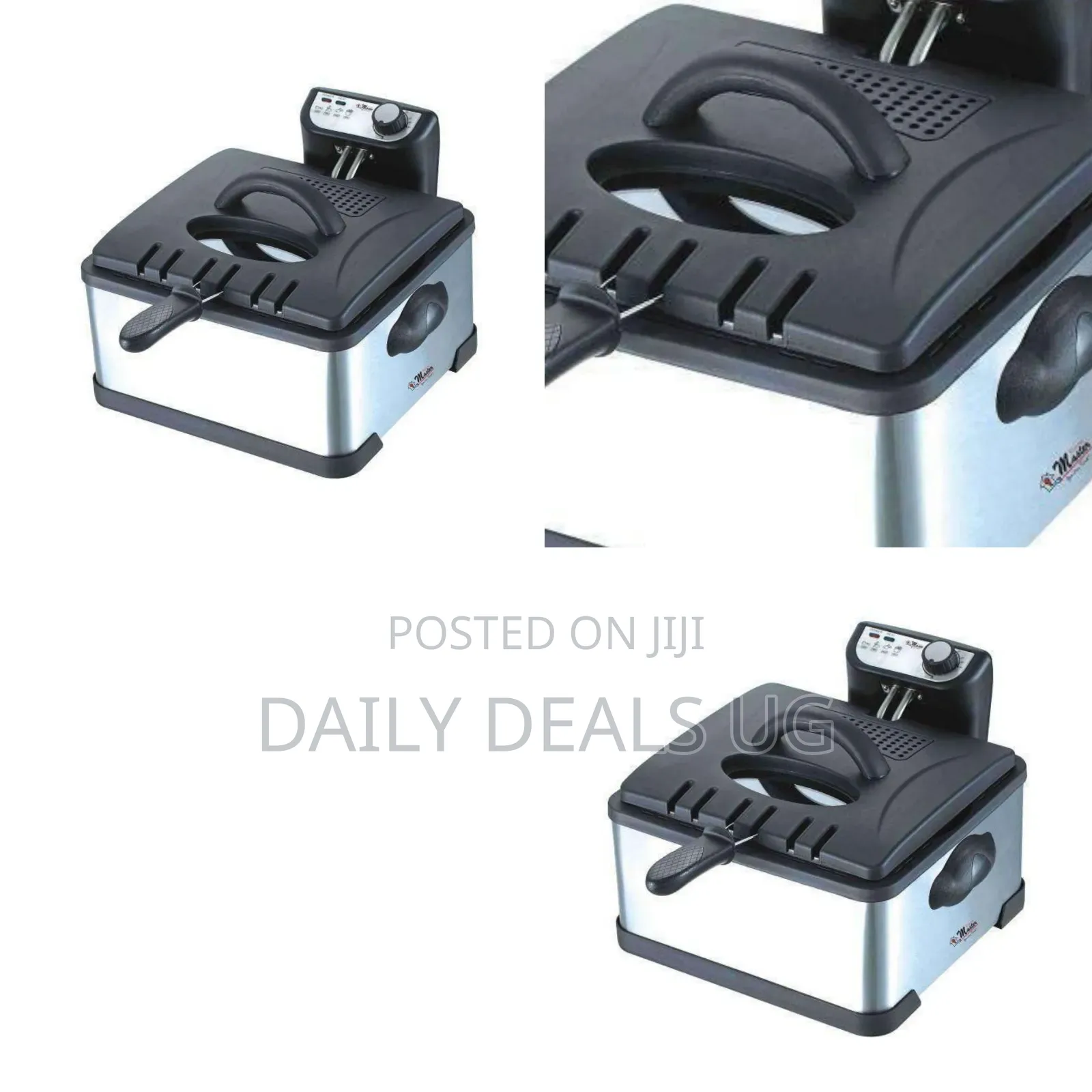 Electro Master Dual-Basket Deep Fryer - Multicolor
