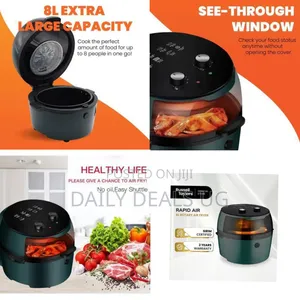Russell Taylors 8l Rapid Air Rotary Air Fryer - Multicolor