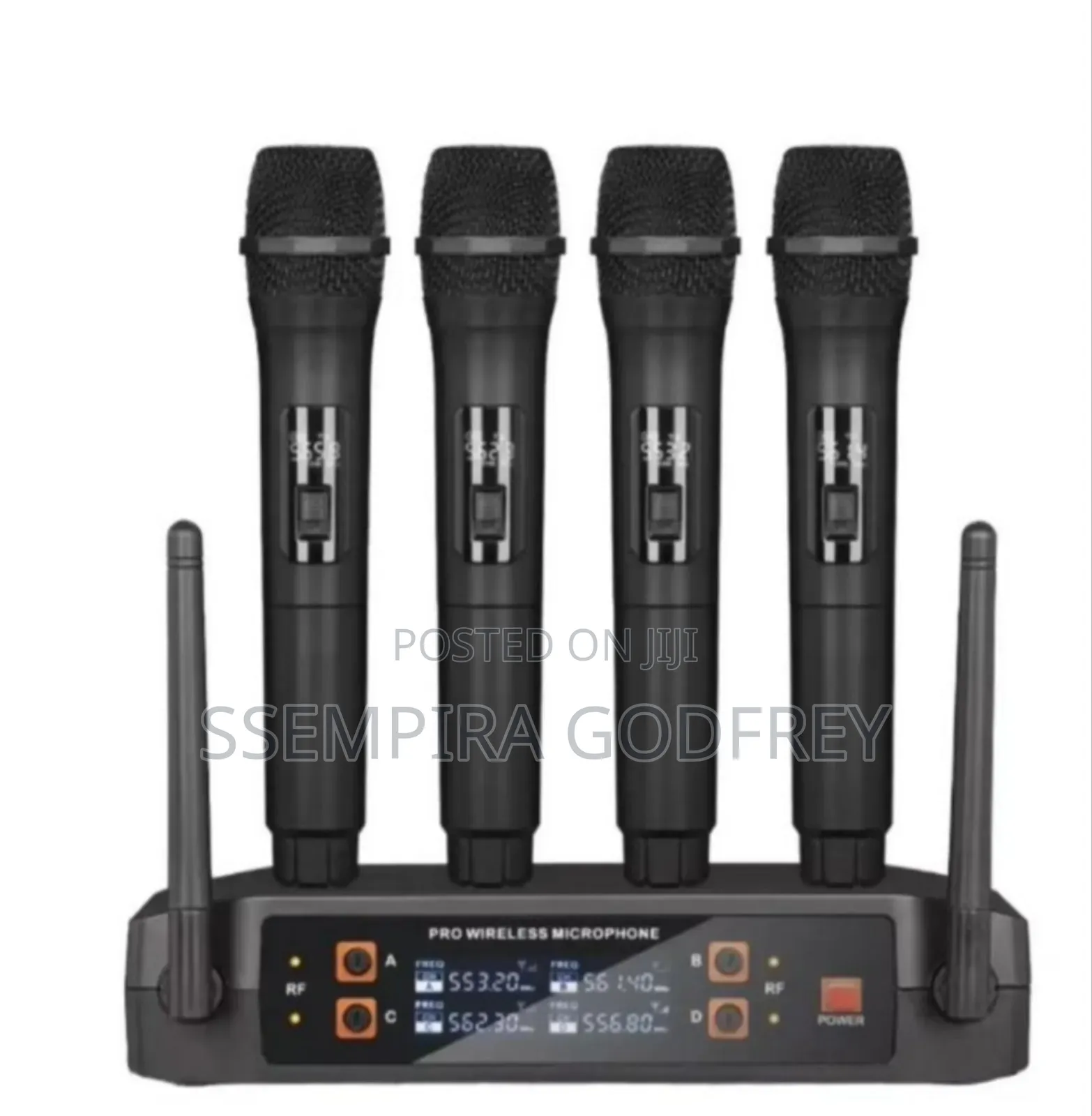 4 in 1 Wireless Microphone With Antenna Receiver