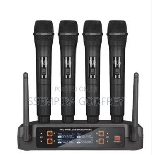 4 in 1 Wireless Microphone With Antenna Receiver