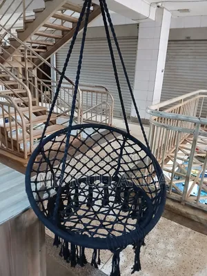 Bohemian-Style Macrame Hanging Swing Hammock Chair