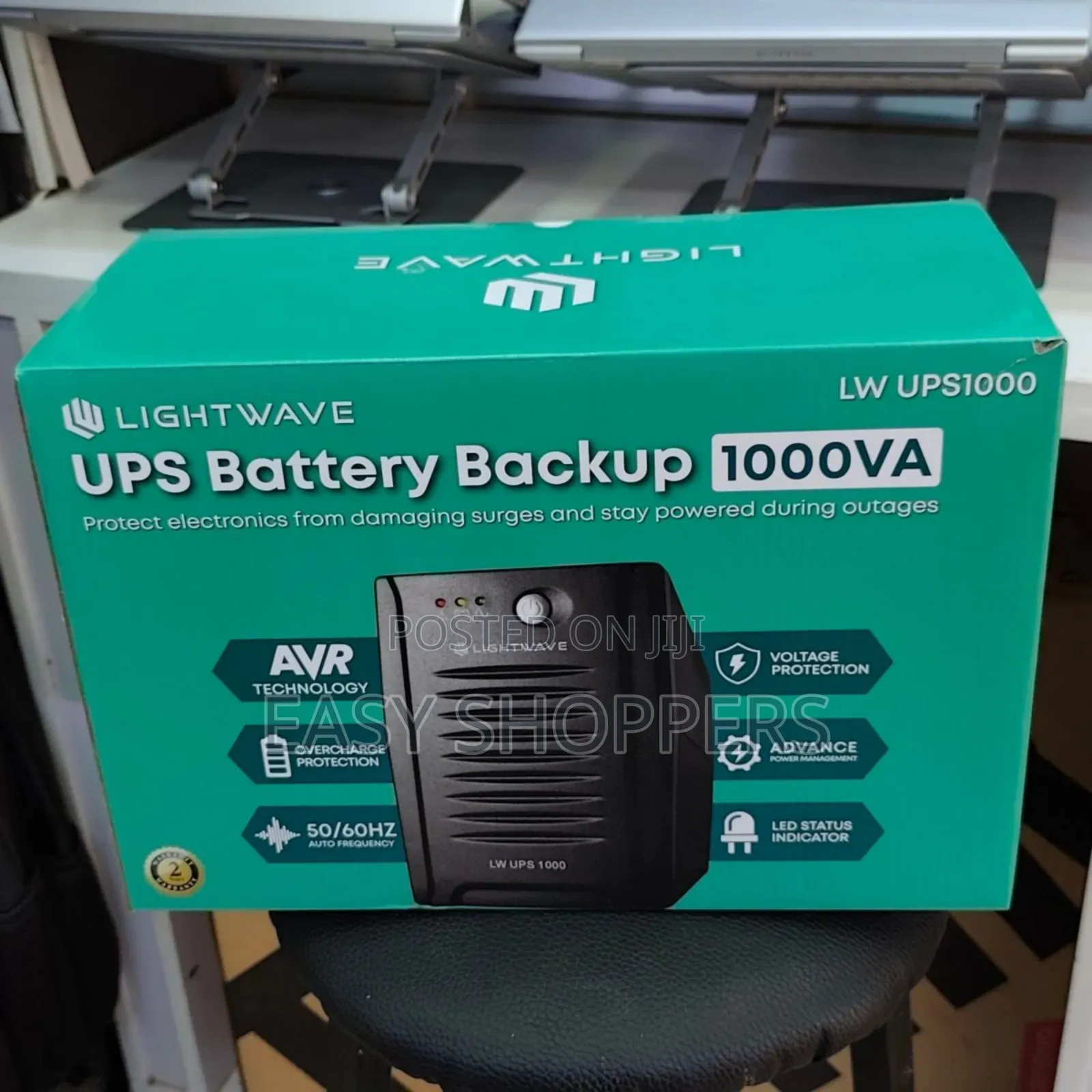 Lightwave Ups Battery Backup 1000va Uninterruptible Power Supply (Ups)