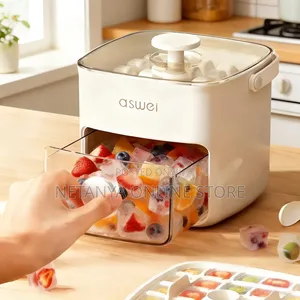 One Press Ice Cube Box and Tray