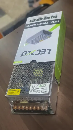 Lecxo 12v 20a 240w Metal Power Supply Used for CCTV Cameras