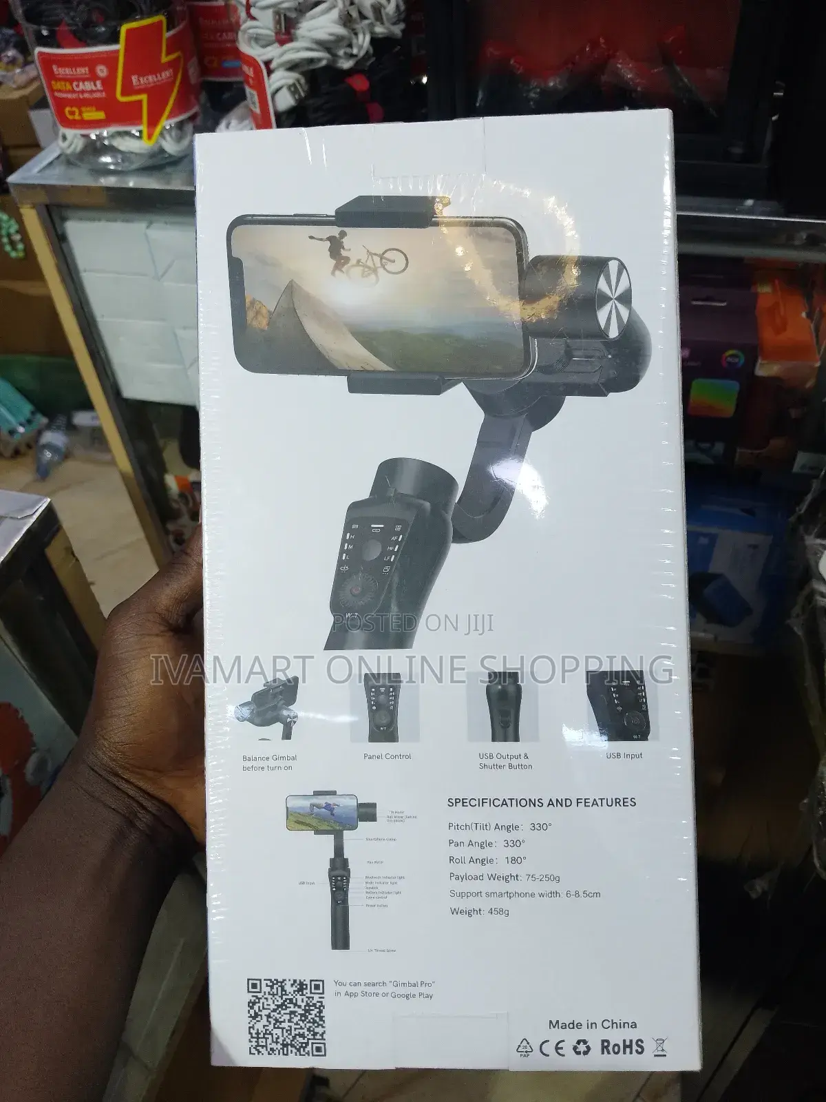 3 - Axis Gimbal Stabilizer for Smart Phones