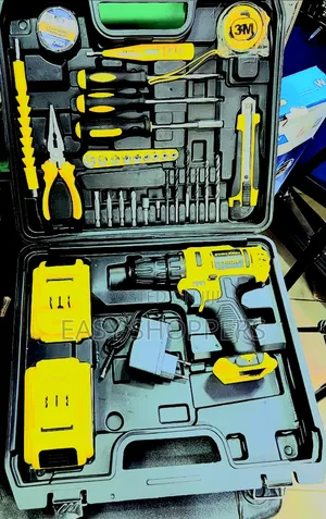 Cordless Drill Tool Set 2 Batteries and Charger