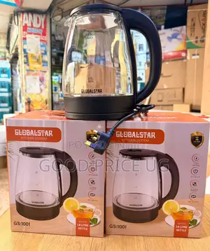 Globalstar 1.8 Litre Glass Electric Kettle (Model Gs:1001).