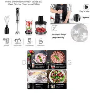 Sonifer 4-in-1 Multi-Functional Hand Blender Set - Multicolor