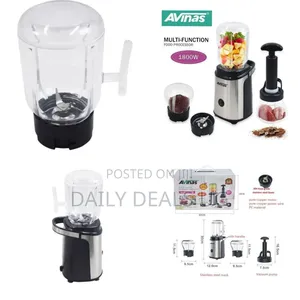 Avinas Av-123 Multi-Function Food Processor Blender - Multicolor