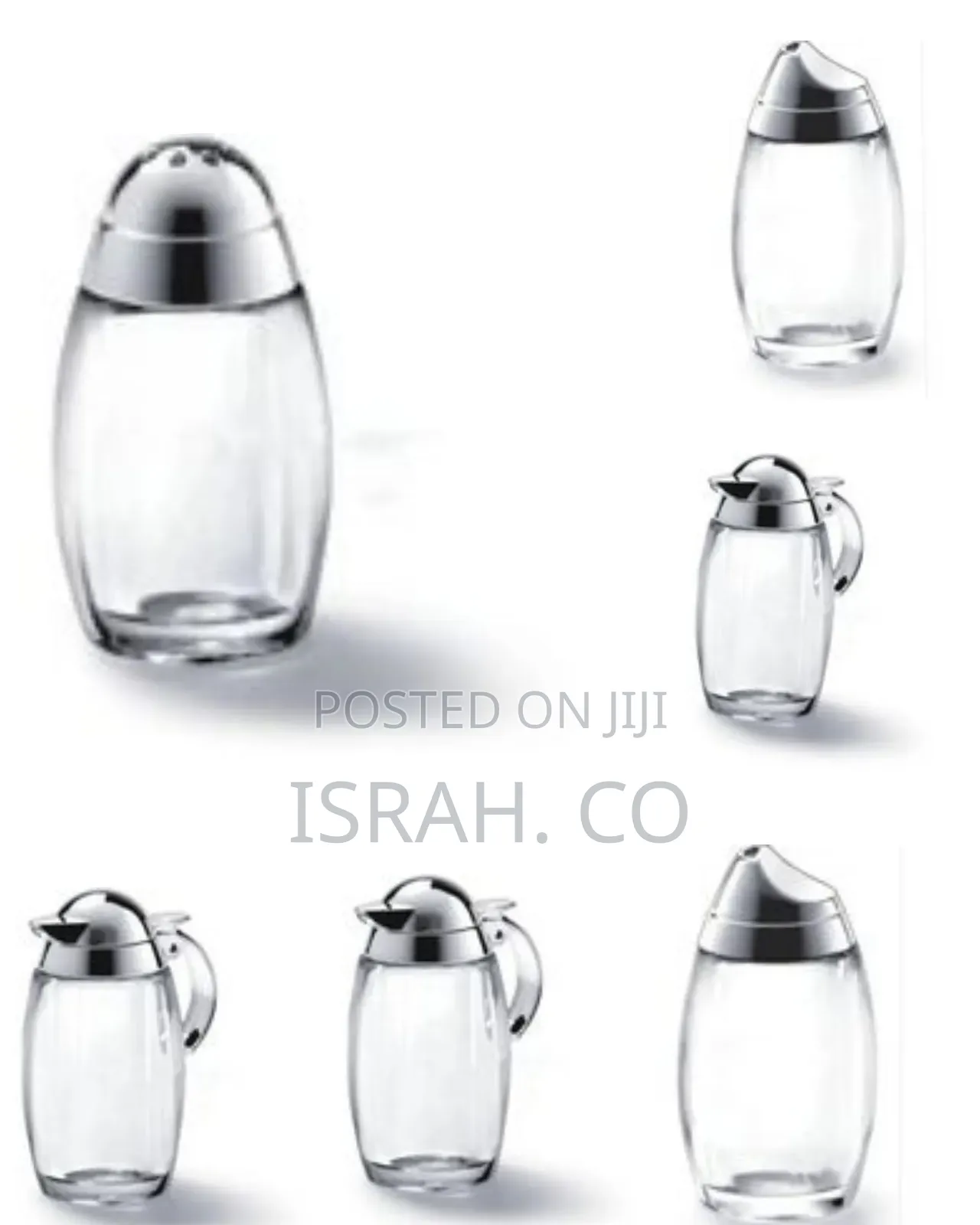 Acrylic Salt Pepper Shaker Oil Vinegar Honey Condiment