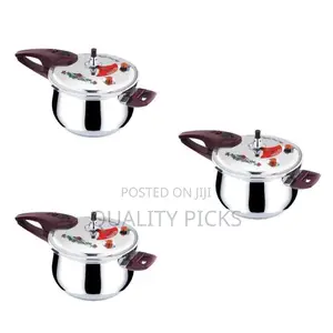 Tefal 6litres Stainless Steel Pressure Cooker With -Silver