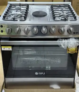 SPJ 80x60cm Premium Cooker With 4 Gas Burners and 1 Electric Plate
