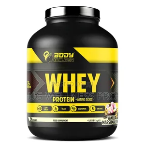 Body Builder Whey Protein, Vanilla Marshmallow, 54 Servings