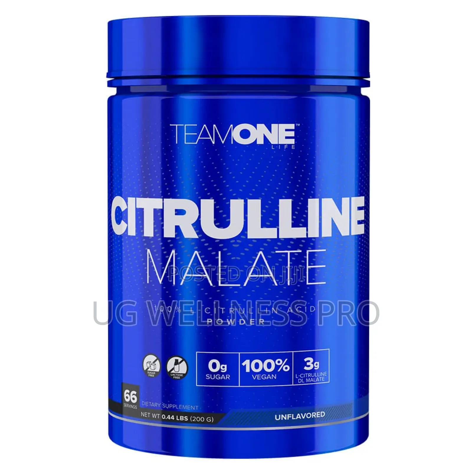 Team One Life Citrulline Malate, Unflavored, 66 Servings