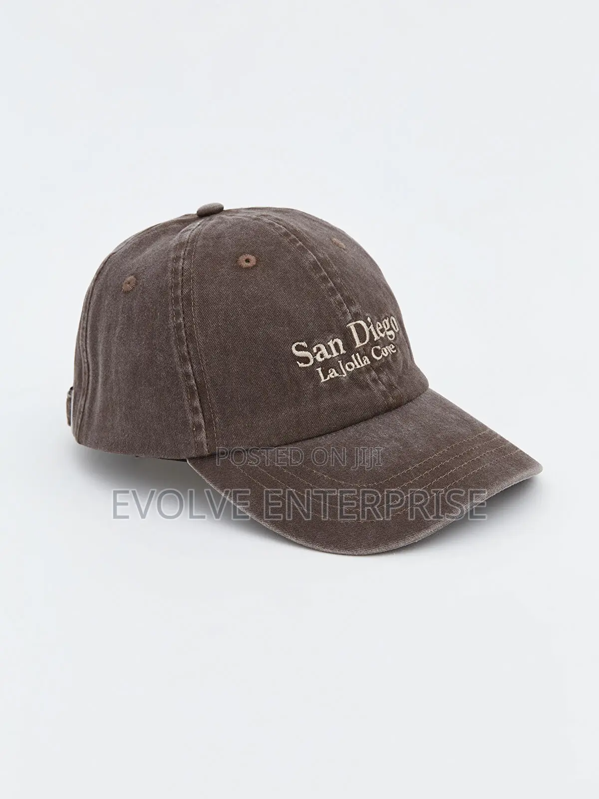 Men's Cap With Script Embroidery