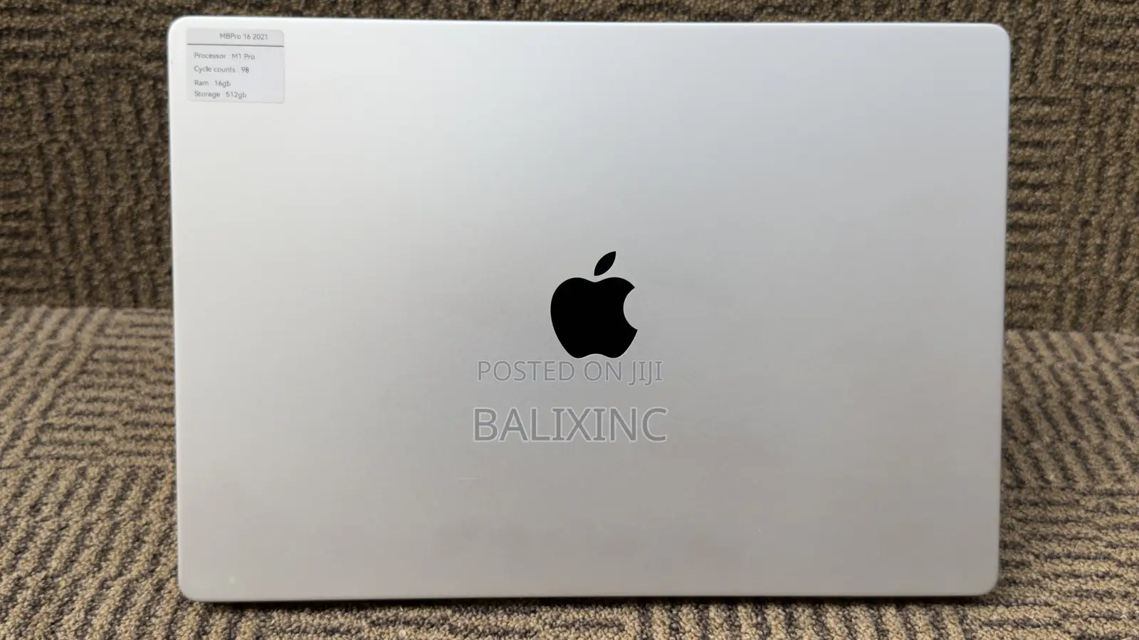Laptop Apple MacBook Pro 2021 M1 16GB Apple M1 Pro SSD 512GB