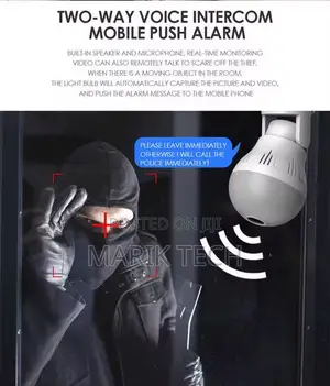 V380 Pro Bulb Spy Camera