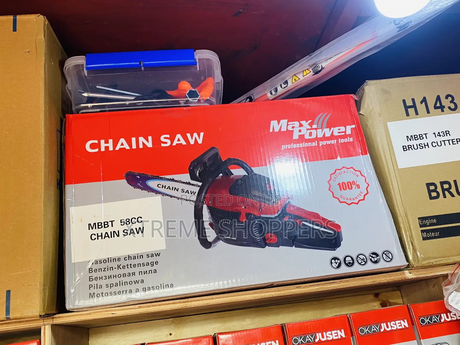 Certified Brand /Max Power /58cc /Chainsaw